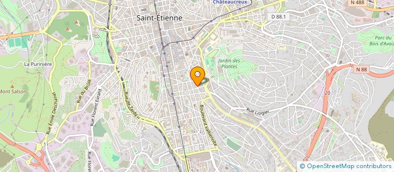 localisation de l'entreprise MONSIEUR MAMADOU DOUMBIA  SAINT-ETIENNE