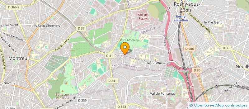 localisation de l'entreprise MONSIEUR MAMADOU DRAME à MONTREUIL
