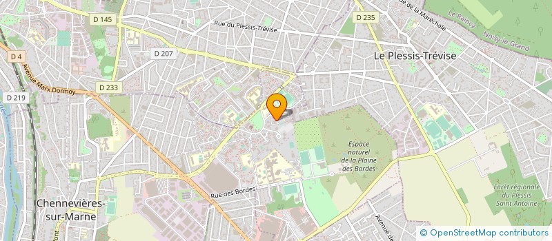 localisation de l'entreprise MONSIEUR MAMADOU DRAME  CHENNEVIERES-SUR-MARNE