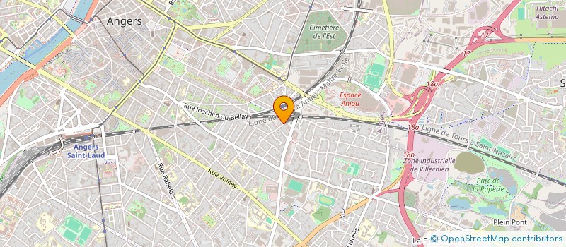 localisation de l'entreprise MONSIEUR MAMADOU DRAME à ANGERS