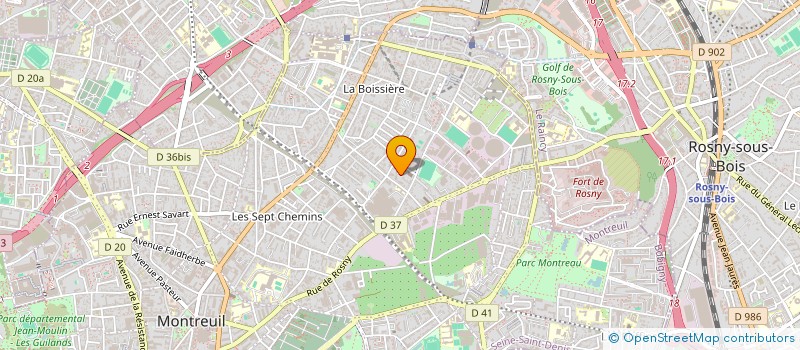 localisation de l'entreprise MONSIEUR MAMADOU DRAME à MONTREUIL
