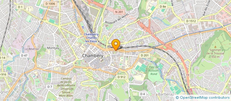 localisation de l'entreprise MONSIEUR MAMADOU DRAME  CHAMBERY