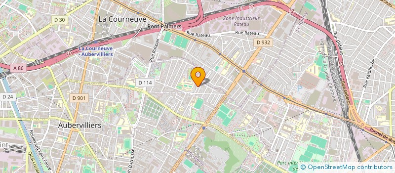 localisation de l'entreprise MONSIEUR MAMADOU FOFANA à AUBERVILLIERS