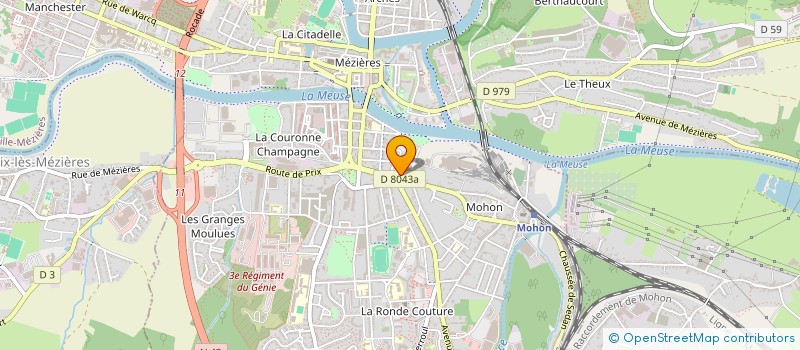 localisation de l'entreprise MONSIEUR MAMADOU FOFANA à CHARLEVILLE MEZIERES