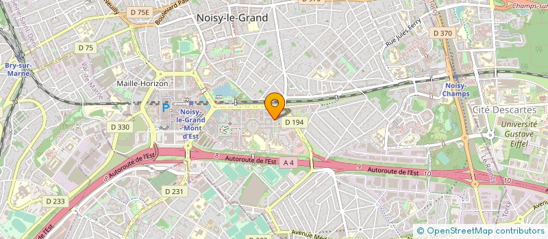 localisation de l'entreprise MONSIEUR MAMADOU GAKOU  NOISY-LE-GRAND