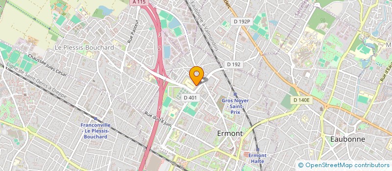 localisation de l'entreprise MONSIEUR MAMADOU GANDO BALDE  ERMONT