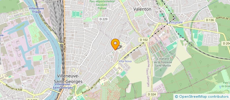 localisation de l'entreprise MONSIEUR MAMADOU GARI  VILLENEUVE-SAINT-GEORGES