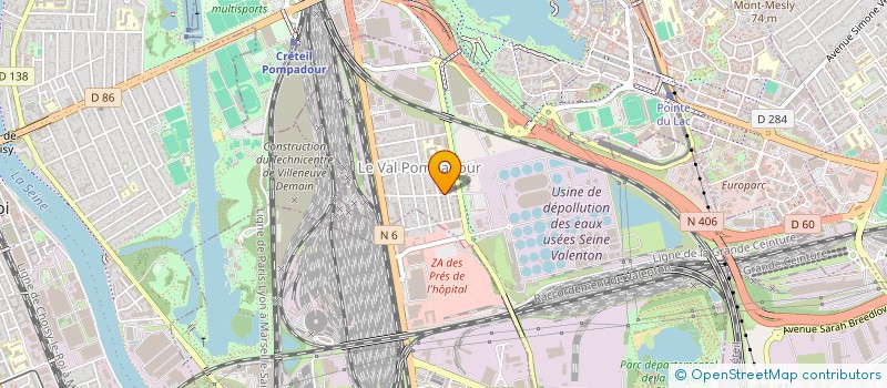 localisation de l'entreprise MONSIEUR MAMADOU GASSAMA  VALENTON