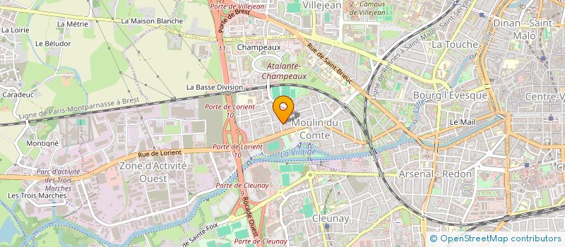 localisation de l'entreprise MONSIEUR MAMADOU GAYE  RENNES