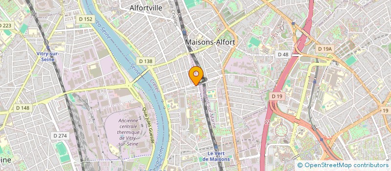 localisation de l'entreprise MONSIEUR MAMADOU GOUBIN à ALFORTVILLE