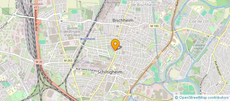 localisation de l'entreprise MONSIEUR MAMADOU GUEYE  SCHILTIGHEIM