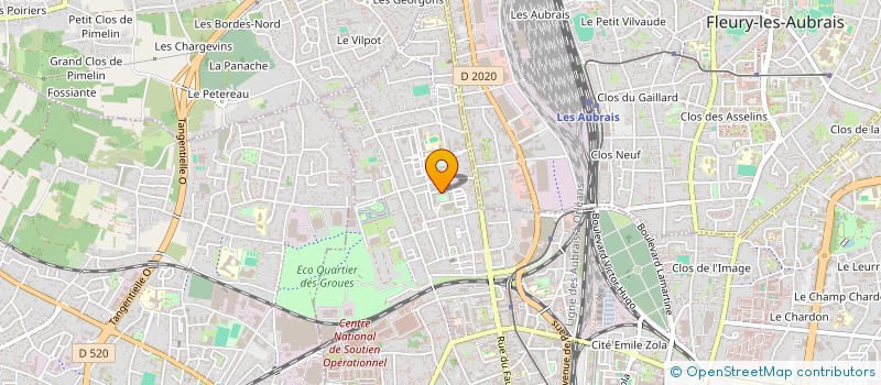 localisation de l'entreprise MONSIEUR MAMADOU GUIRASSY à ORLEANS