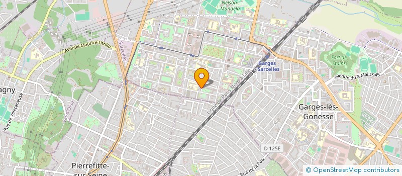 localisation de l'entreprise MONSIEUR MAMADOU HANE  SARCELLES