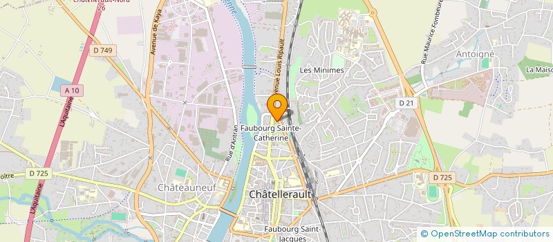 localisation de l'entreprise MONSIEUR MAMADOU HARTIMU JALLOH  CHATELLERAULT