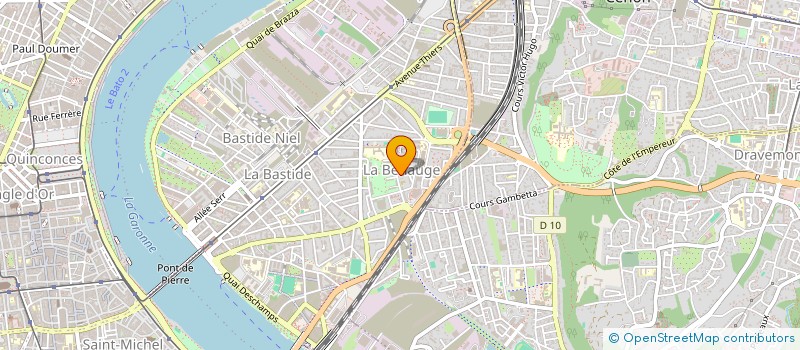 localisation de l'entreprise MONSIEUR MAMADOU ISSEU FALL GUEYE  BORDEAUX