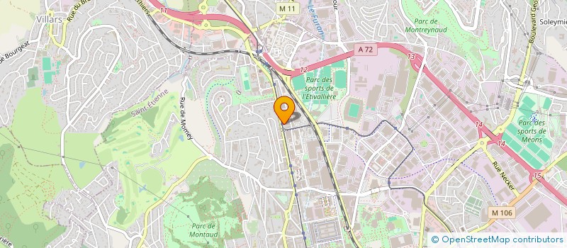 localisation de l'entreprise MONSIEUR MAMADOU KALISSA  SAINT-ETIENNE