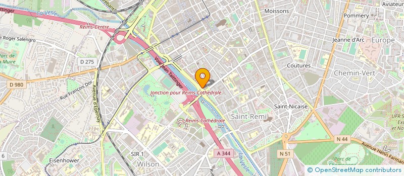 localisation de l'entreprise MONSIEUR MAMADOU KANTE  REIMS
