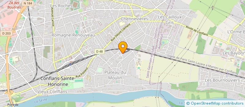 localisation de l'entreprise MONSIEUR MAMADOU KANTE  CONFLANS-SAINTE-HONORINE