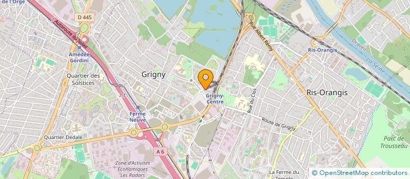 localisation de l'entreprise MONSIEUR MAMADOU KANTE  GRIGNY