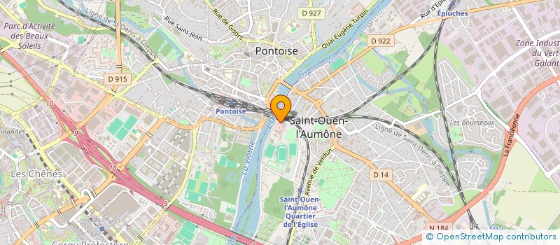 localisation de l'entreprise MONSIEUR MAMADOU KANTE à SAINT-OUEN-L'AUMONE