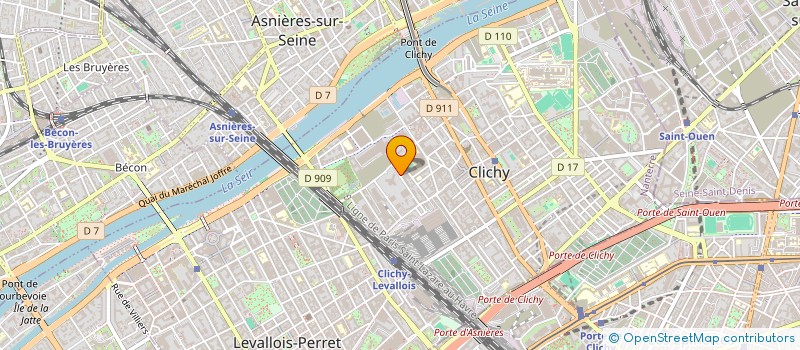 localisation de l'entreprise MONSIEUR MAMADOU KANY DIAWARA à CLICHY
