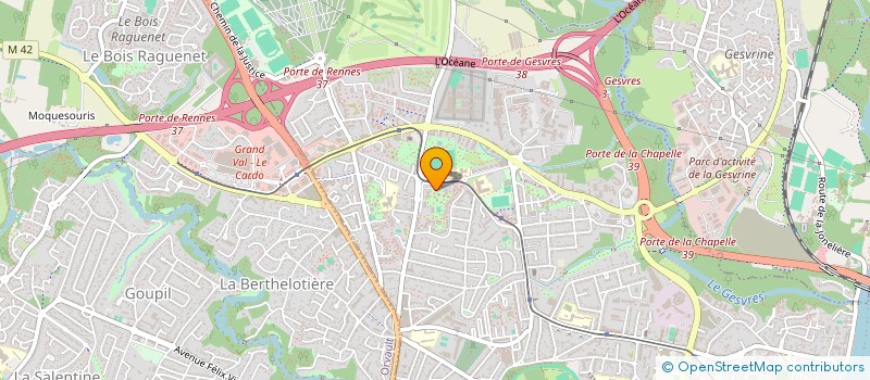 localisation de l'entreprise MONSIEUR MAMADOU KEBE à NANTES