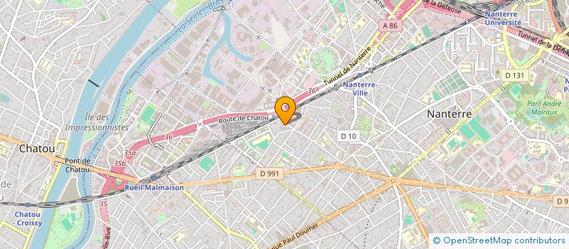 localisation de l'entreprise MONSIEUR MAMADOU KEITA  NANTERRE