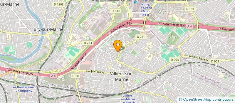 localisation de l'entreprise MONSIEUR MAMADOU KEITA  VILLIERS-SUR-MARNE