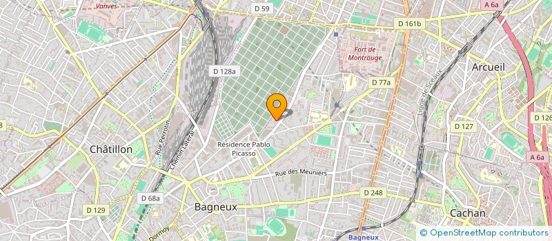 localisation de l'entreprise MONSIEUR MAMADOU KEITA à BAGNEUX