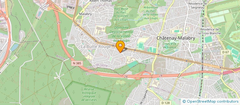 localisation de l'entreprise MONSIEUR MAMADOU KEITA  CHATENAY-MALABRY