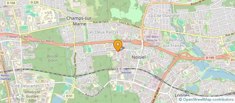 localisation de l'entreprise MONSIEUR MAMADOU KEITA  NOISIEL