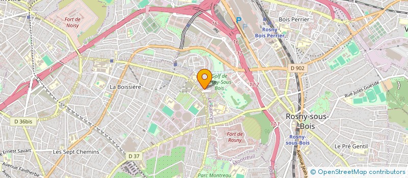 localisation de l'entreprise MONSIEUR MAMADOU KONATE  ROSNY-SOUS-BOIS