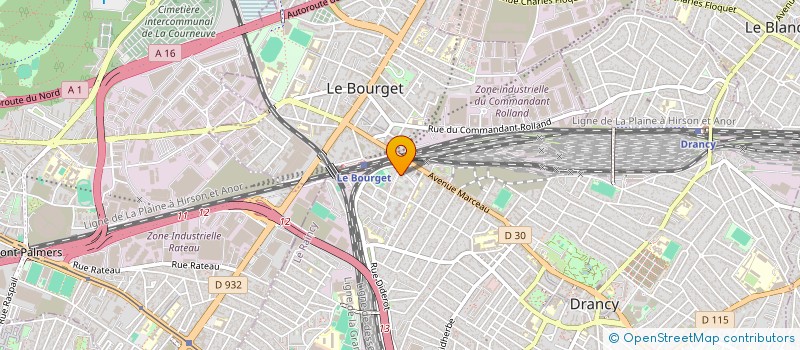 localisation de l'entreprise MONSIEUR MAMADOU KONATE à DRANCY