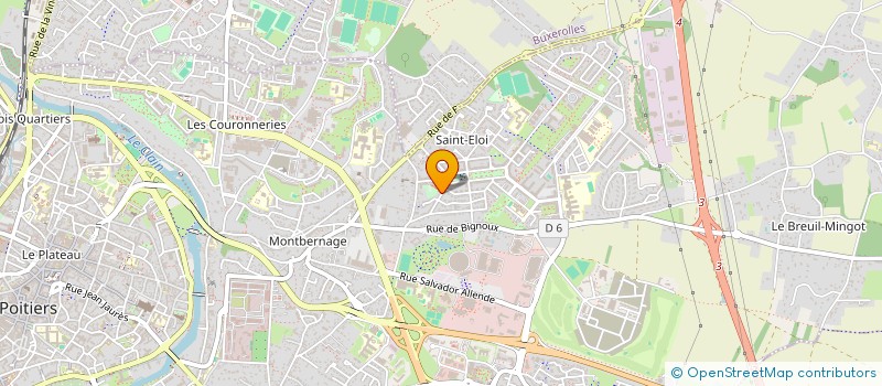 localisation de l'entreprise MONSIEUR MAMADOU KONATE  POITIERS