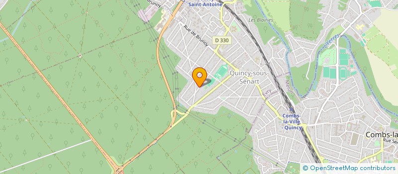 localisation de l'entreprise MONSIEUR MAMADOU KONE  QUINCY-SOUS-SENART