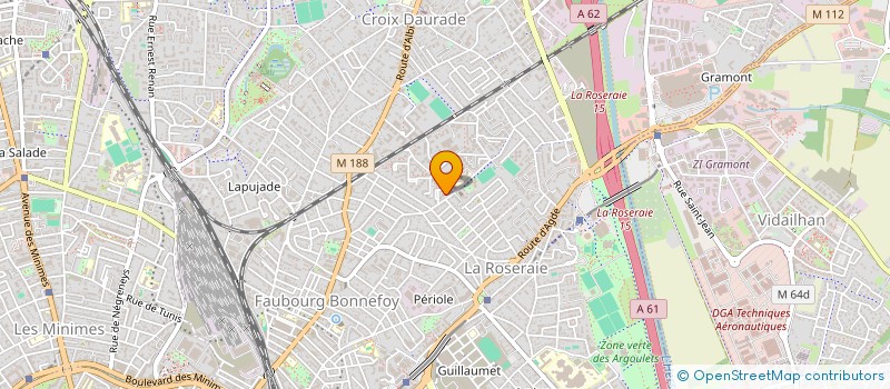 localisation de l'entreprise MONSIEUR MAMADOU KONE  TOULOUSE