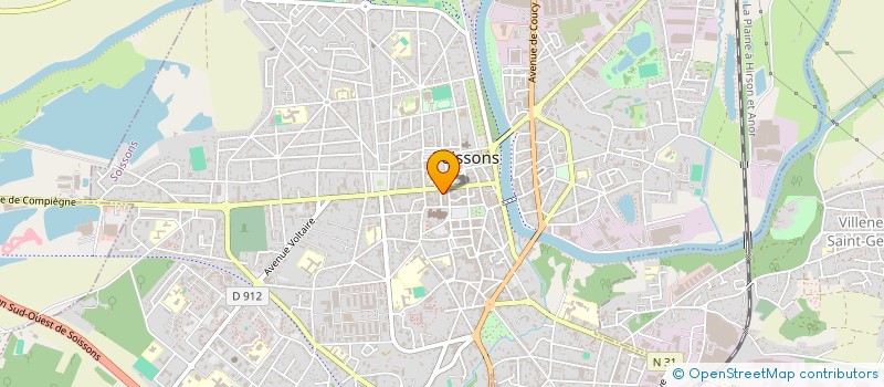 localisation de l'entreprise MONSIEUR MAMADOU KONE à SOISSONS
