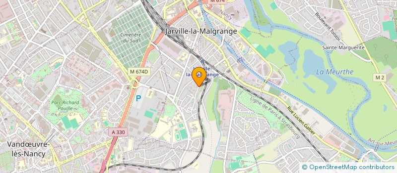 localisation de l'entreprise MONSIEUR MAMADOU KONE  JARVILLE-LA-MALGRANGE