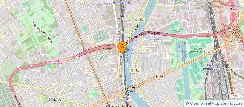 localisation de l'entreprise MONSIEUR MAMADOU KONTE  CHOISY-LE-ROI