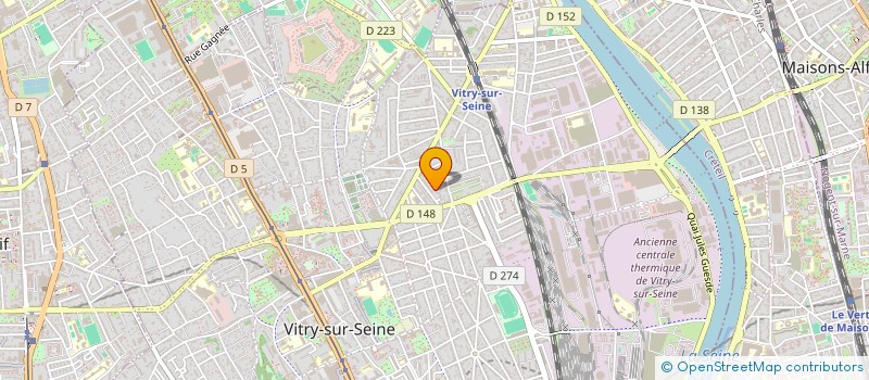 localisation de l'entreprise MONSIEUR MAMADOU KONTE  VITRY-SUR-SEINE