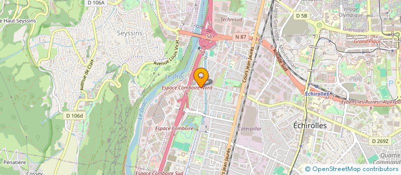 localisation de l'entreprise MONSIEUR MAMADOU KOUROUMA  ECHIROLLES