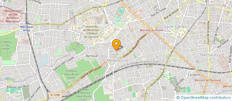 localisation de l'entreprise MONSIEUR MAMADOU LAMARANA DIALLO à BORDEAUX