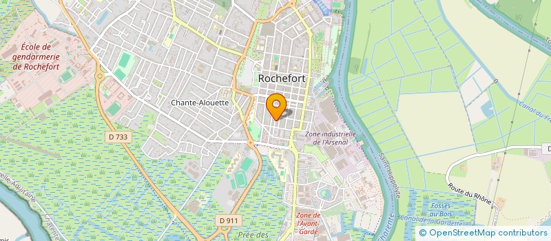 localisation de l'entreprise MONSIEUR MAMADOU LAMINE DIALLO  ROCHEFORT