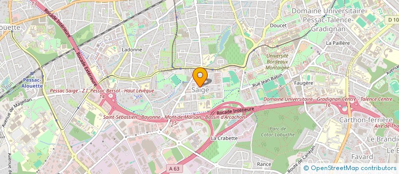 localisation de l'entreprise MONSIEUR MAMADOU LAMINE NDIAYE à PESSAC