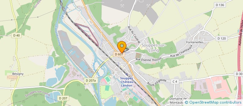 localisation de l'entreprise MONSIEUR MAMADOU LAMINE TOUNKARA CAMARA  SOUPPES-SUR-LOING