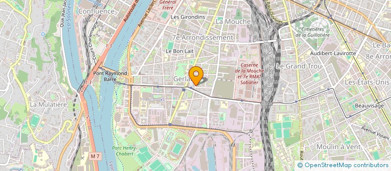 localisation de l'entreprise MONSIEUR MAMADOU LO  LYON