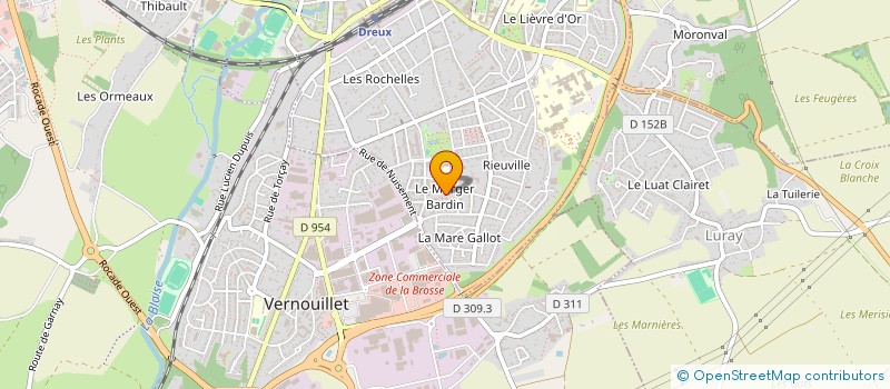 localisation de l'entreprise MONSIEUR MAMADOU LY à DREUX