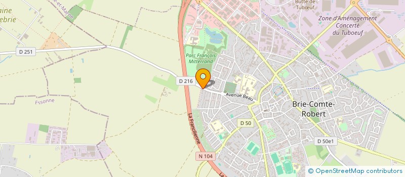 localisation de l'entreprise MONSIEUR MAMADOU LY  BRIE-COMTE-ROBERT