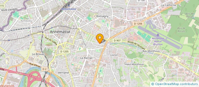 localisation de l'entreprise MONSIEUR MAMADOU LY  ANNEMASSE