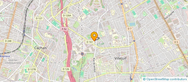 localisation de l'entreprise MONSIEUR MAMADOU MBODJI  VILLEJUIF